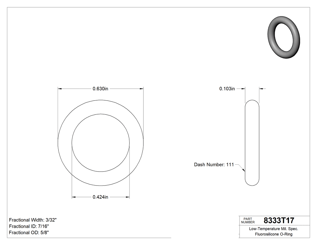 Technical drawing - 8333T17
